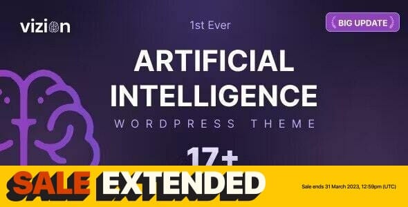 Vizion - Artificial Intelligence AI WordPress Theme