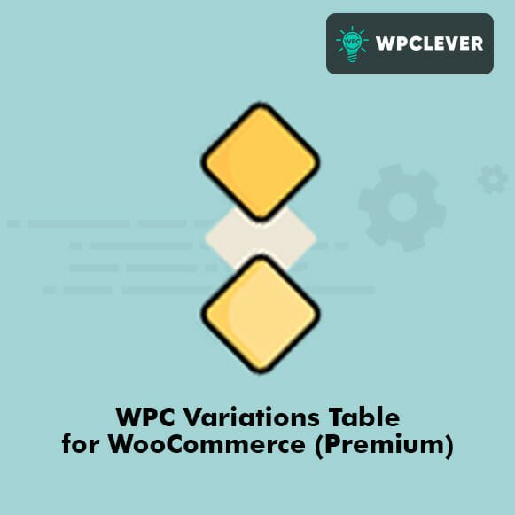 WPC Variations Table for WooCommerce (Premium)