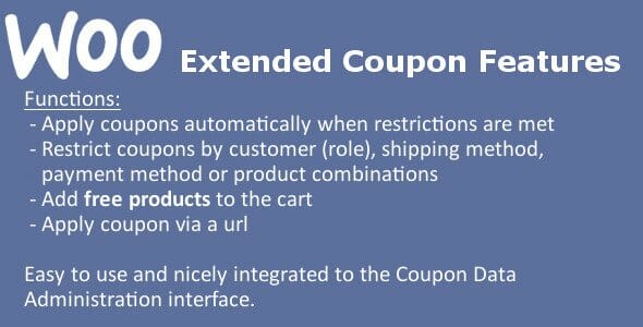 WooCommerce Extended Coupon Features PRO