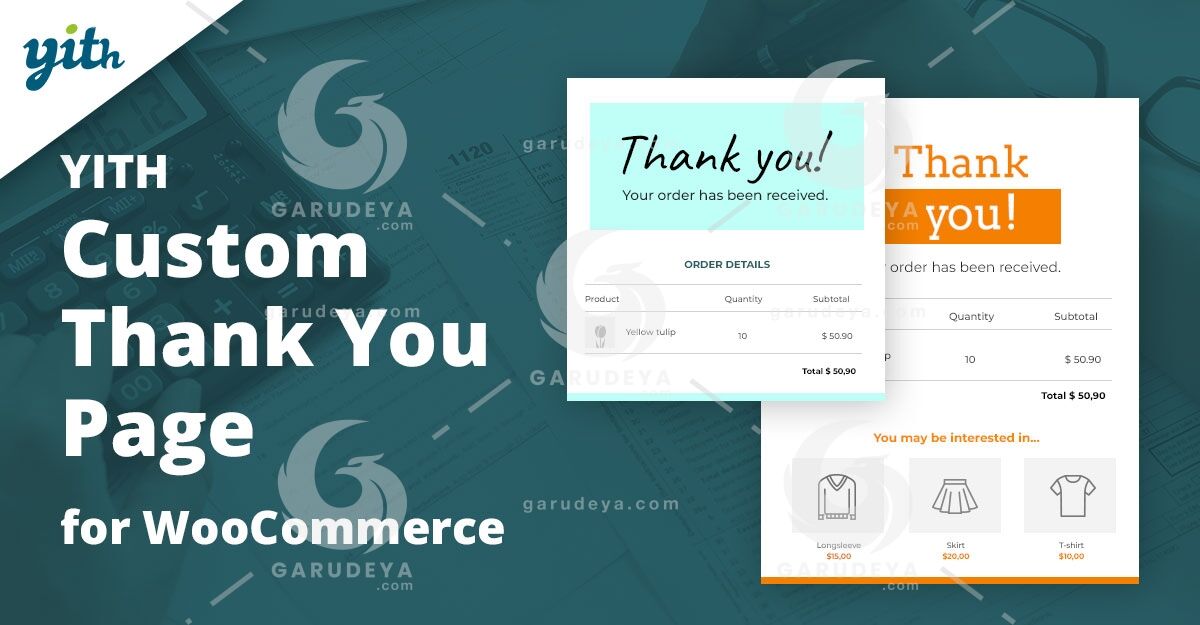 YITH Custom Thank You Page for WooCommerce Premium