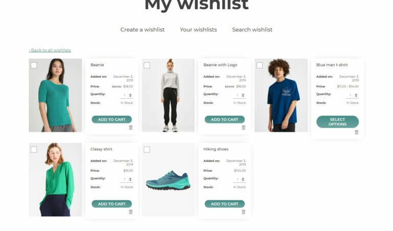 YITH WooCommerce Wishlist