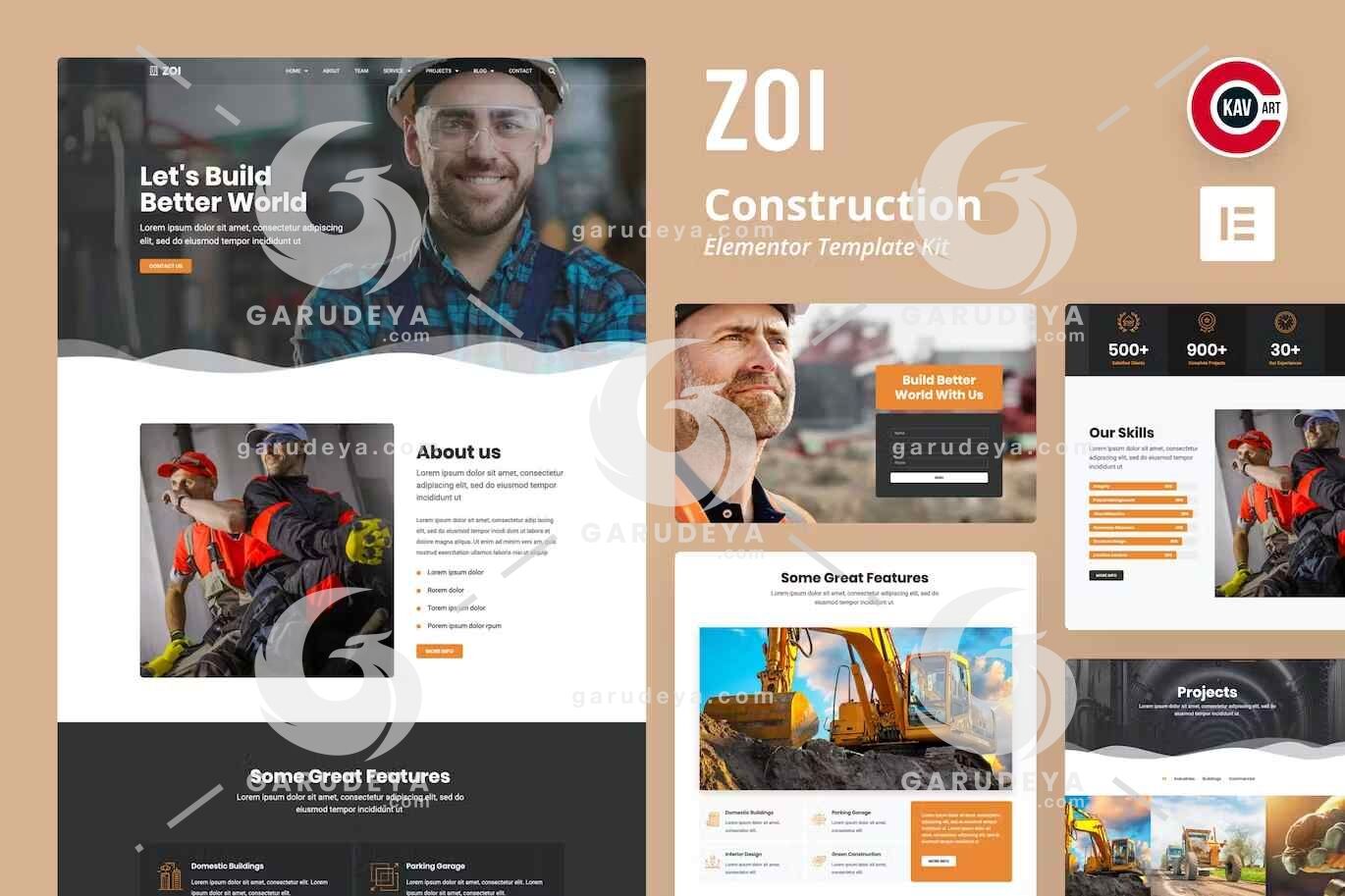 ZOI - Construction Template Kit