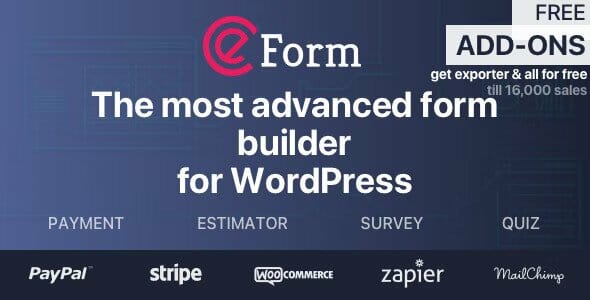 eForm WordPress Form Builder