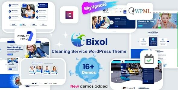 Bixol - Cleaning Services WordPress