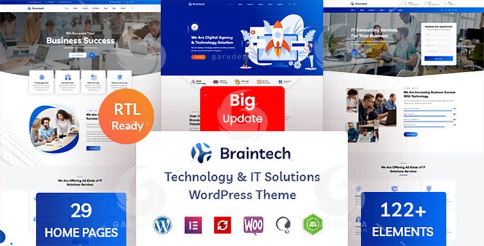 Braintech - Technology & IT Solutions WordPress Theme
