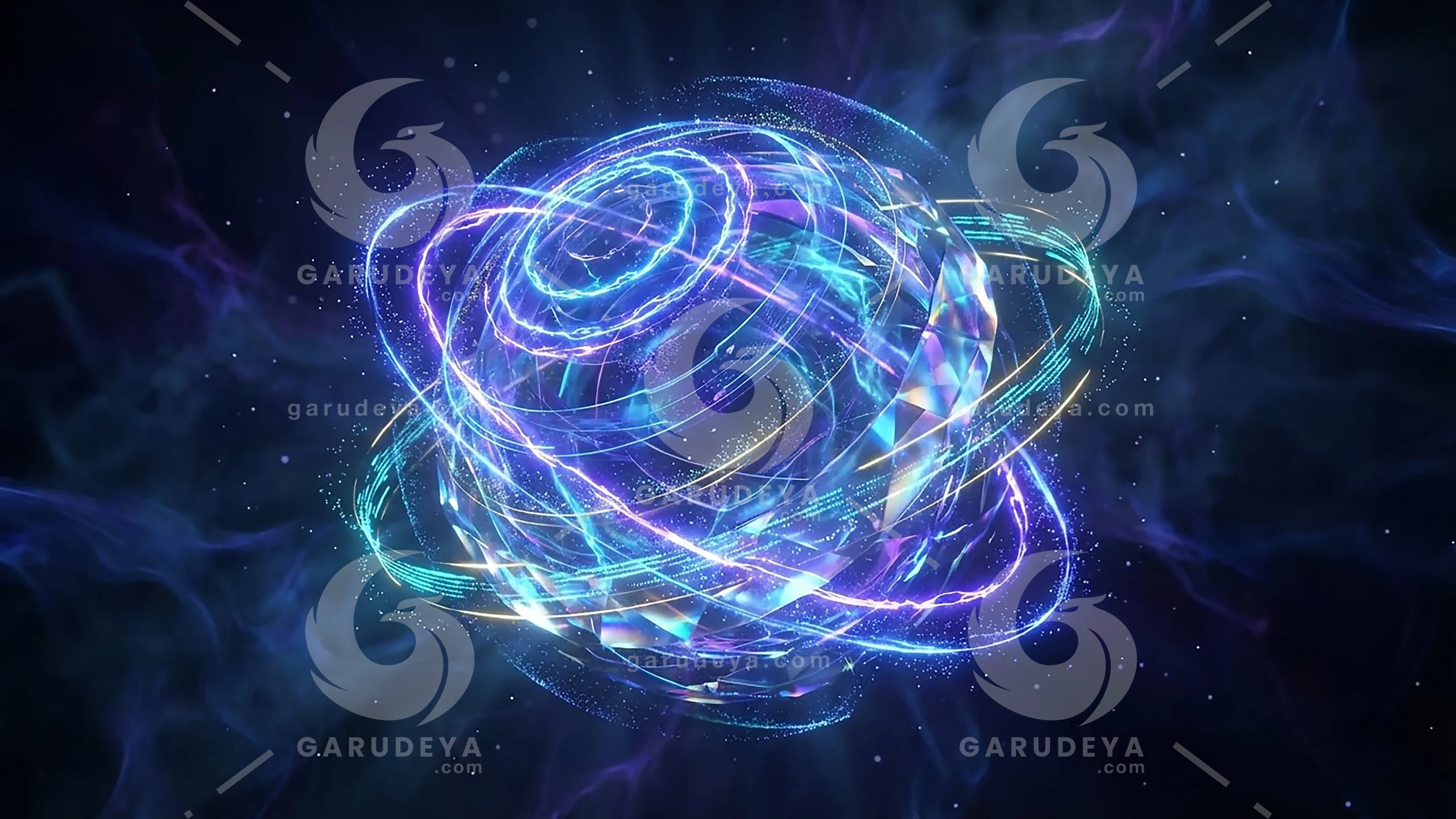 Cosmic Synthetic Energy Core - Futuristic Quantum Sphere Animation