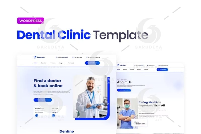 Dentino – Dental Clinic Template Kit
