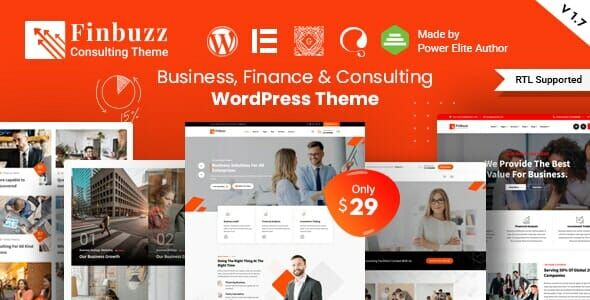 Finbuzz - Corporate Business WordPress Theme