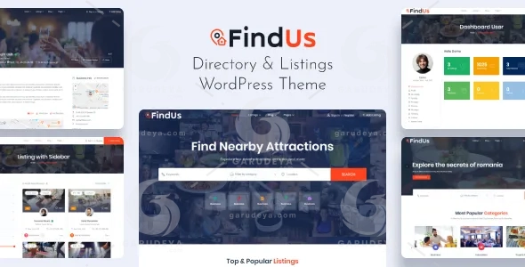 Findus - Directory Listing WordPress Theme