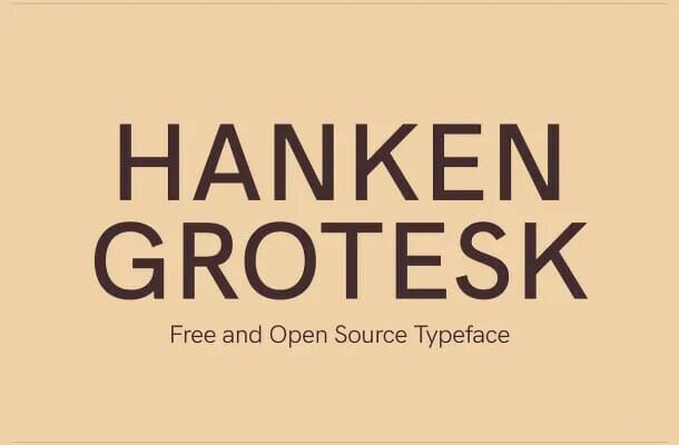 Hanken Grotesk Font