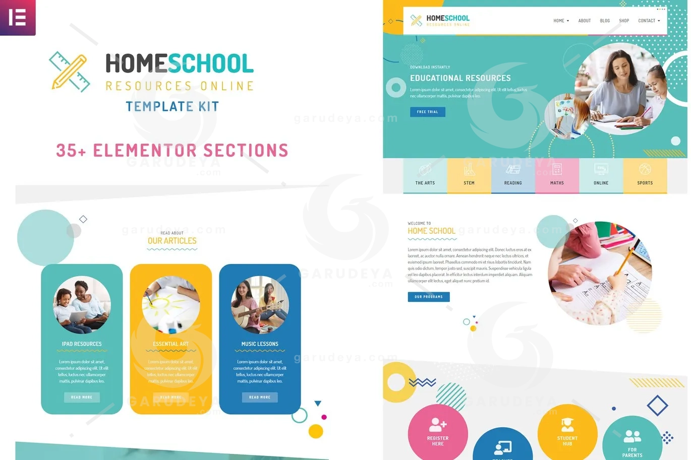 Home School - Premium Elementor Template Kit