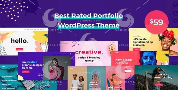 Leedo - Modern, Colorful & Creative Portfolio WordPress Theme