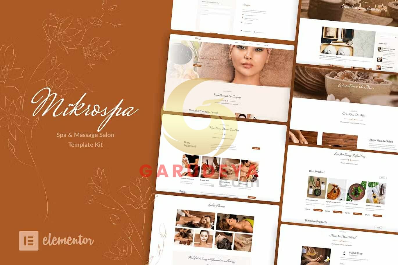 Mikrospa - Spa & Massage Elementor Template Kit