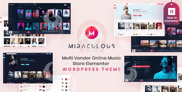 Miraculous - Multi Vendor Online Music Store Elementor WordPress Theme