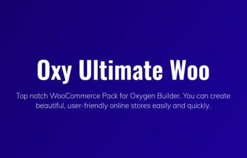 Oxy Ultimate Woo