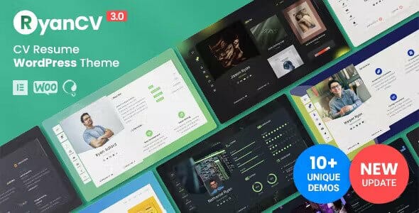 RyanCV - Resume WordPress Theme