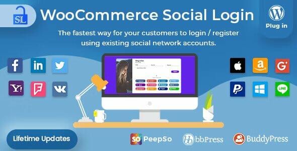 Social Login - WordPress WooCommerce Plugin