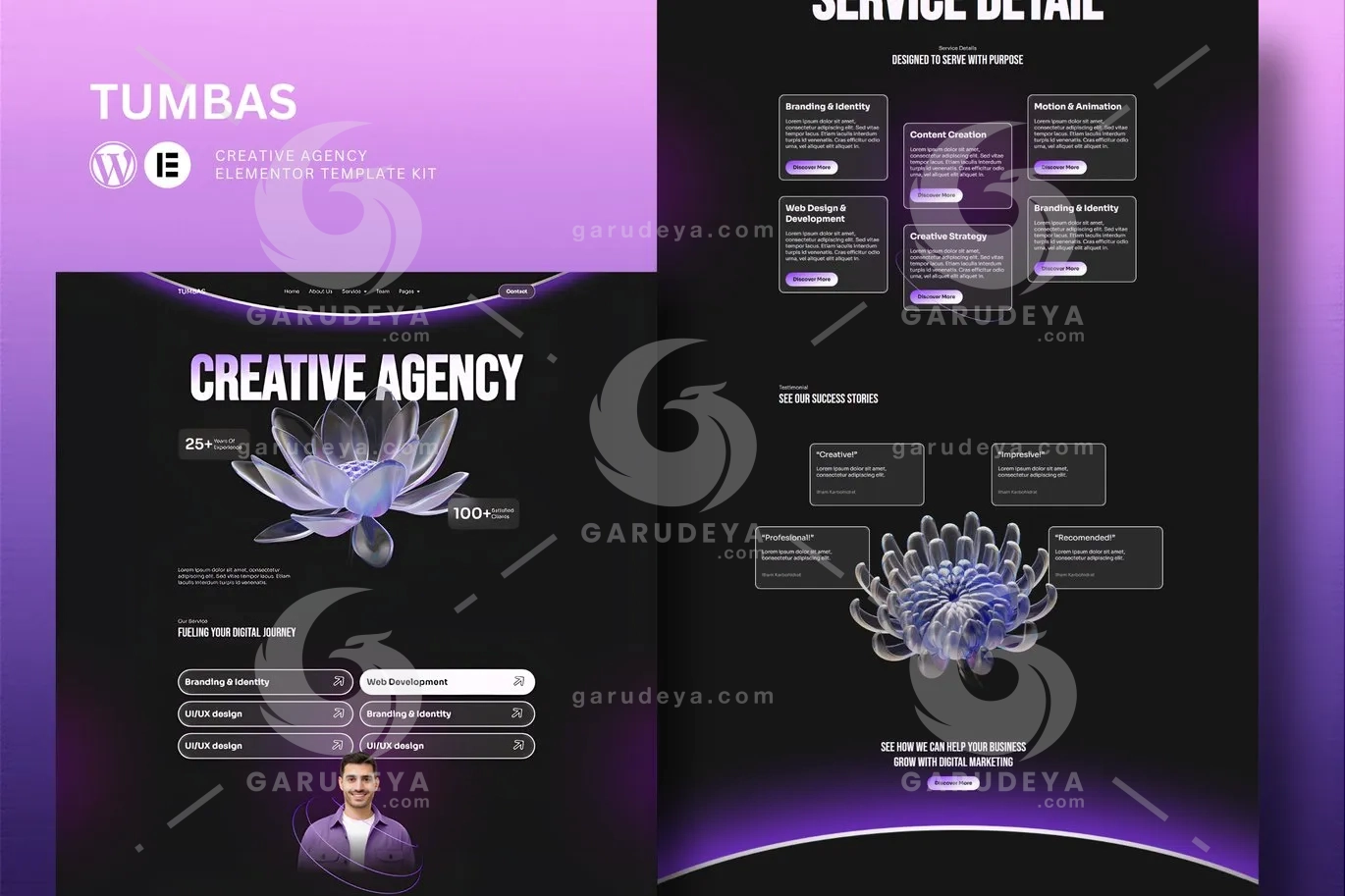 Tumbas - Creative Agency Elementor Template Kit