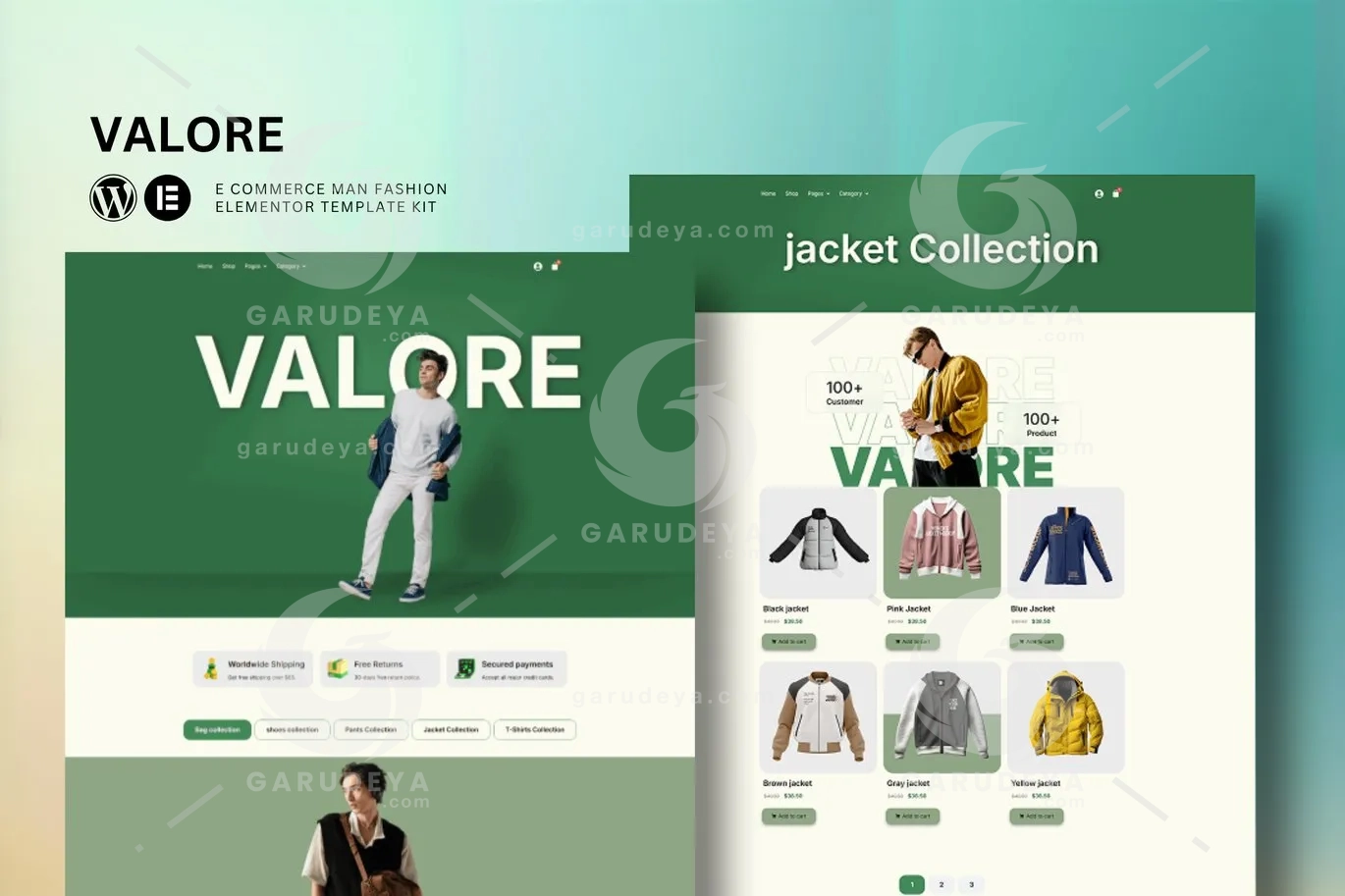 Valore - Fashion Store eCommerce Elementor Template Kit