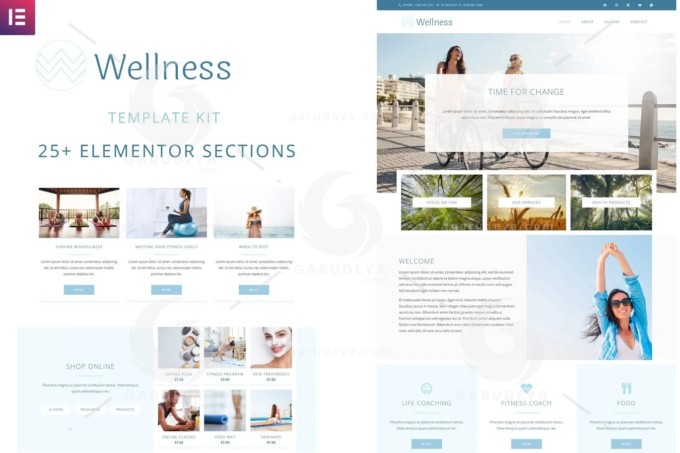 Wellness - Elementor Template Kit