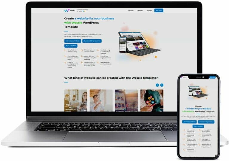 Wescle - Best Wordpress & Woocommerce Theme