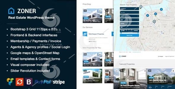 Zoner - Real Estate WordPress Theme