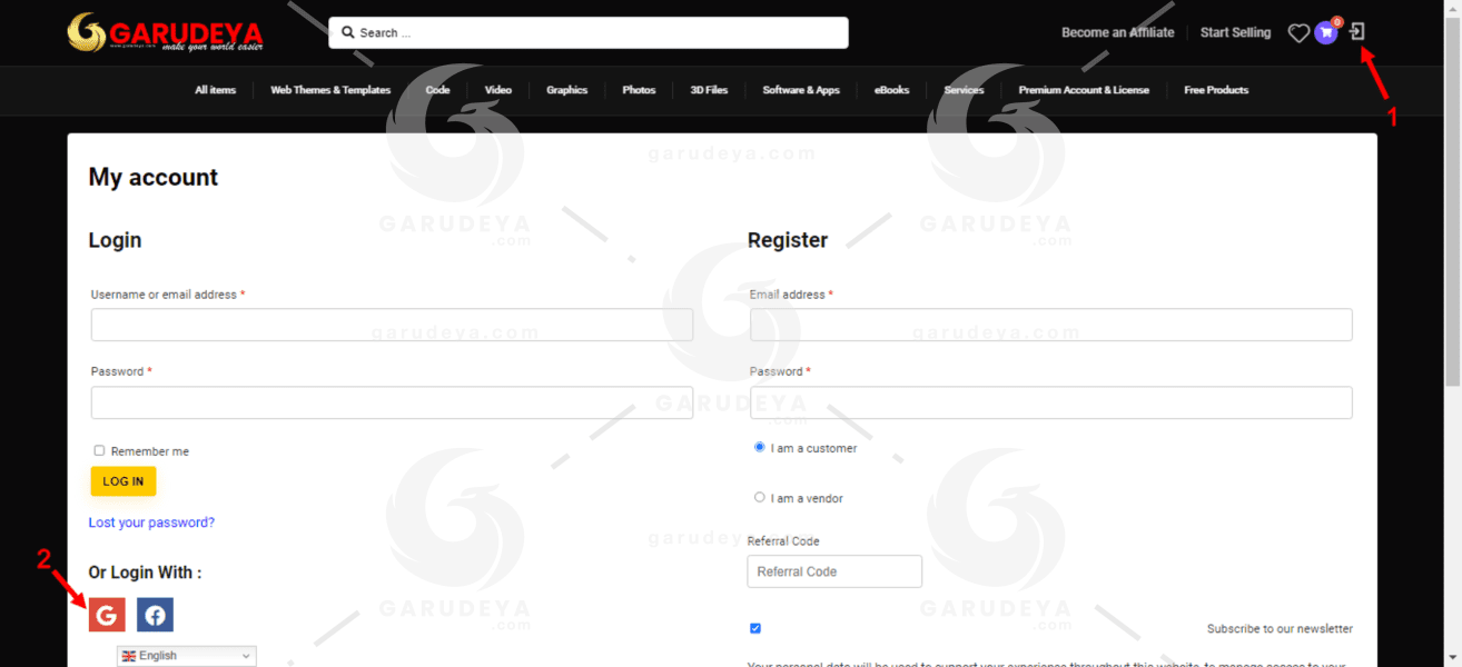 login with google