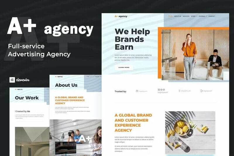 A-Plus Creative Agency Elementor Template Kit