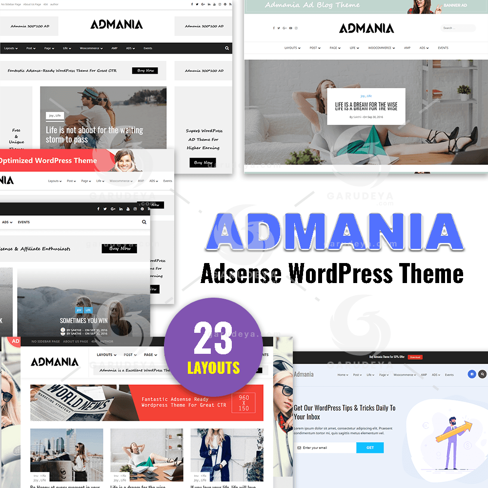 Admania - Adsense WordPress Theme