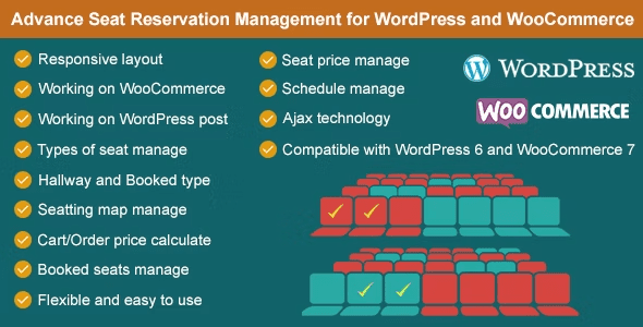 Advance Seat Reservation Management for WooCommerce