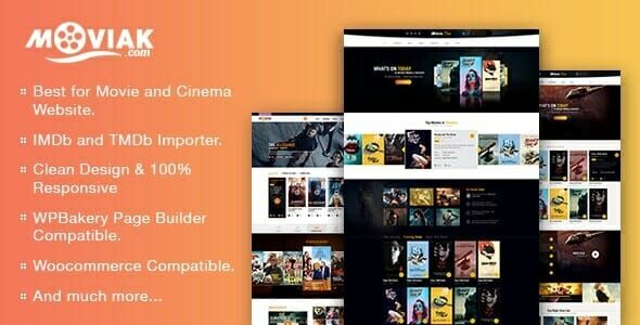 AmyMovie - Movie and Cinema WordPress Theme