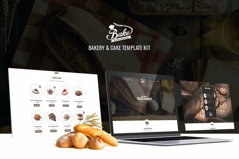 Bake - Bakery & Cake Elementor Template Kit