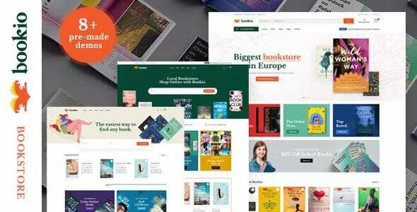 Bookio – Book Store WooCommerce WordPress Theme