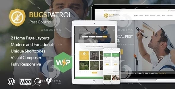 BugsPatrol - Pest & Insects Control Disinsection Services WordPress Theme