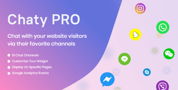 Chaty Pro WordPress Plugin