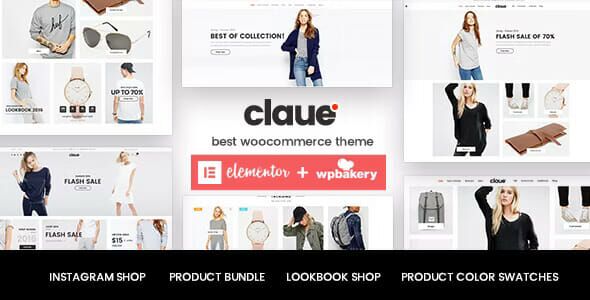 Claue Clean Minimal Woocommerce Theme