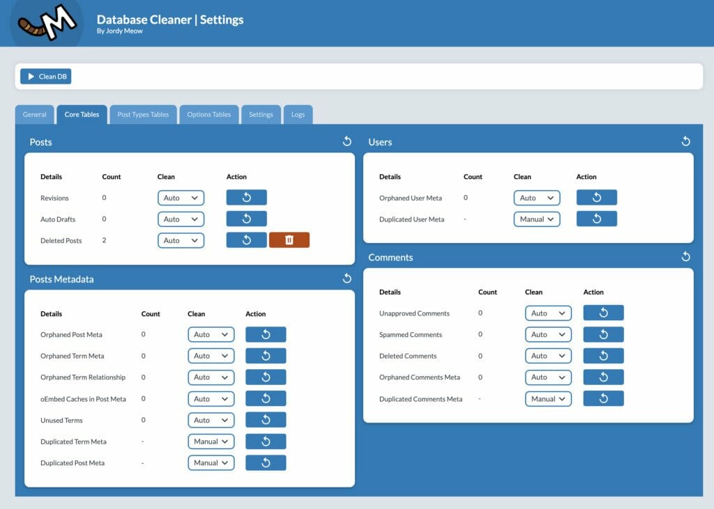 Database Cleaner By Meow Apps