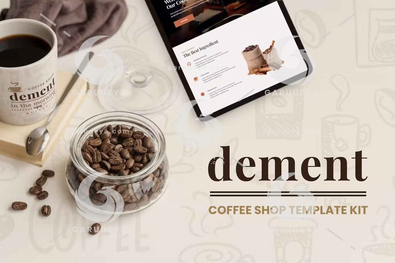 Dement - Coffee Shop Elementor Template Kit