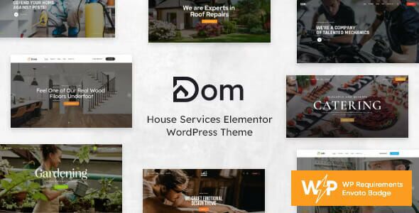 Dom - House Services Elementor WordPress Theme