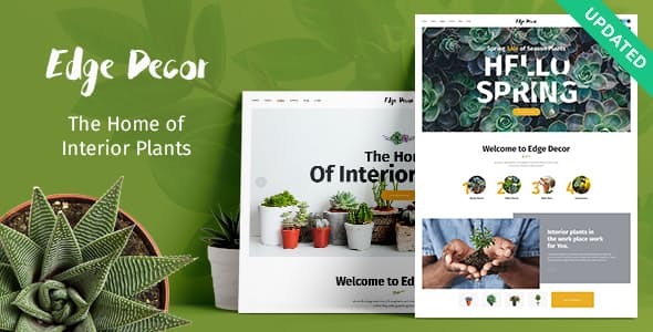 Edge Decor - A Modern Gardening & Landscaping WordPress Theme