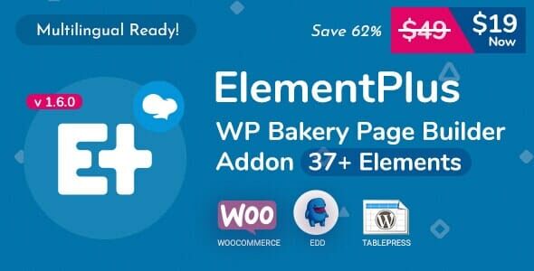 Element Plus - WPBakery Page Builder Addon (Formerly Visual Composer)