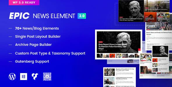 Epic News Elements Plugin