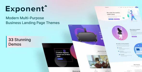 Exponent - Modern Multi-Purpose Business WordPress theme