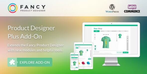 Fancy Product Designer Plus Add-On WooCommerce WordPress