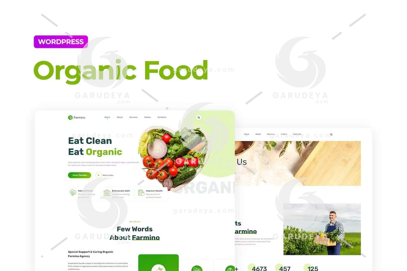 Farmino – Organic Food Template Kit