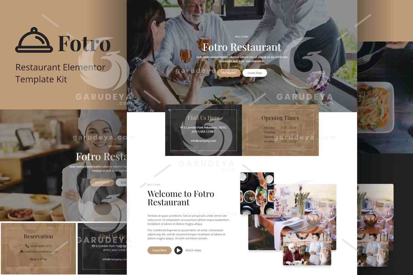 Fotro - Food & Restaurant Elementor Template Kit