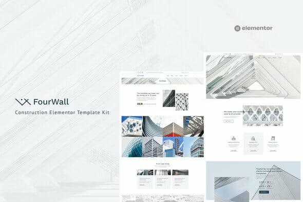 FourWall - Construction Elementor Template Kit