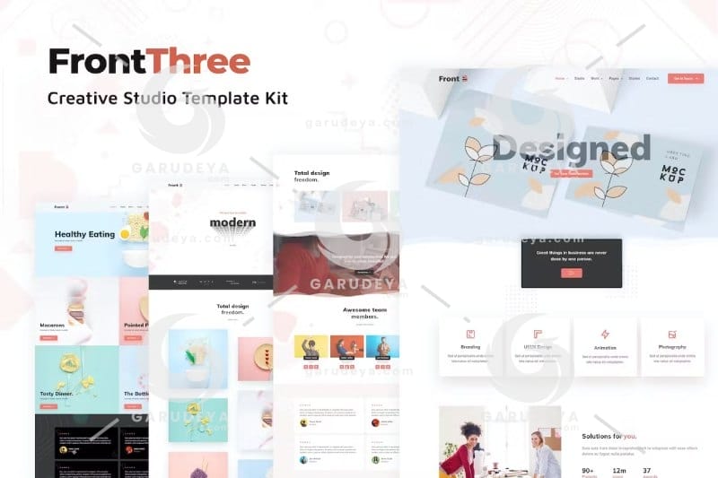 FrontThree - Creative Studio Template Kit