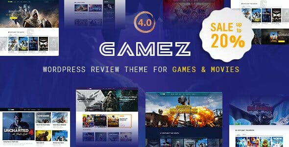 Gamez - Best WordPress Review Theme For Games, Movies And Music