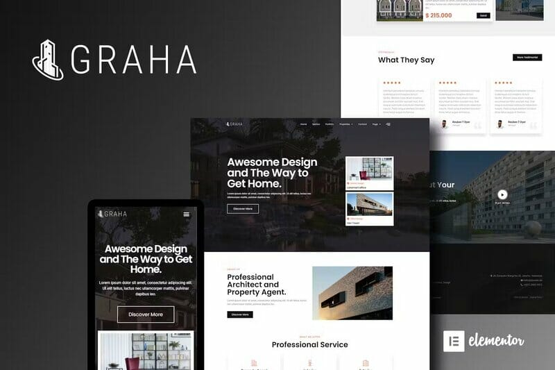 Graha - Real Estate Elementor Template Kit